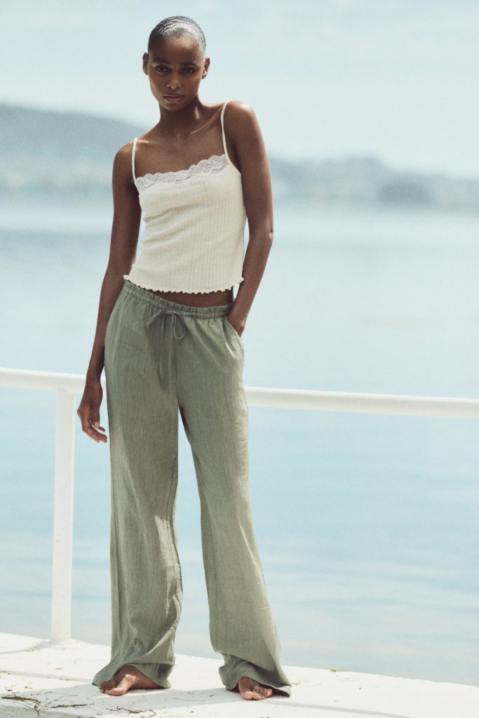 TEXTURED PANTS - stores like windsor