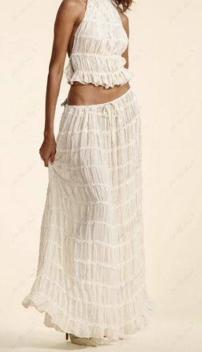 Like My Choice pleated maxi skirt