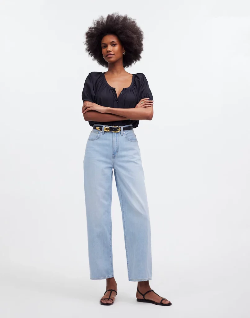 The Perfect Vintage Wide-Leg Crop Jean - stores like banana republic