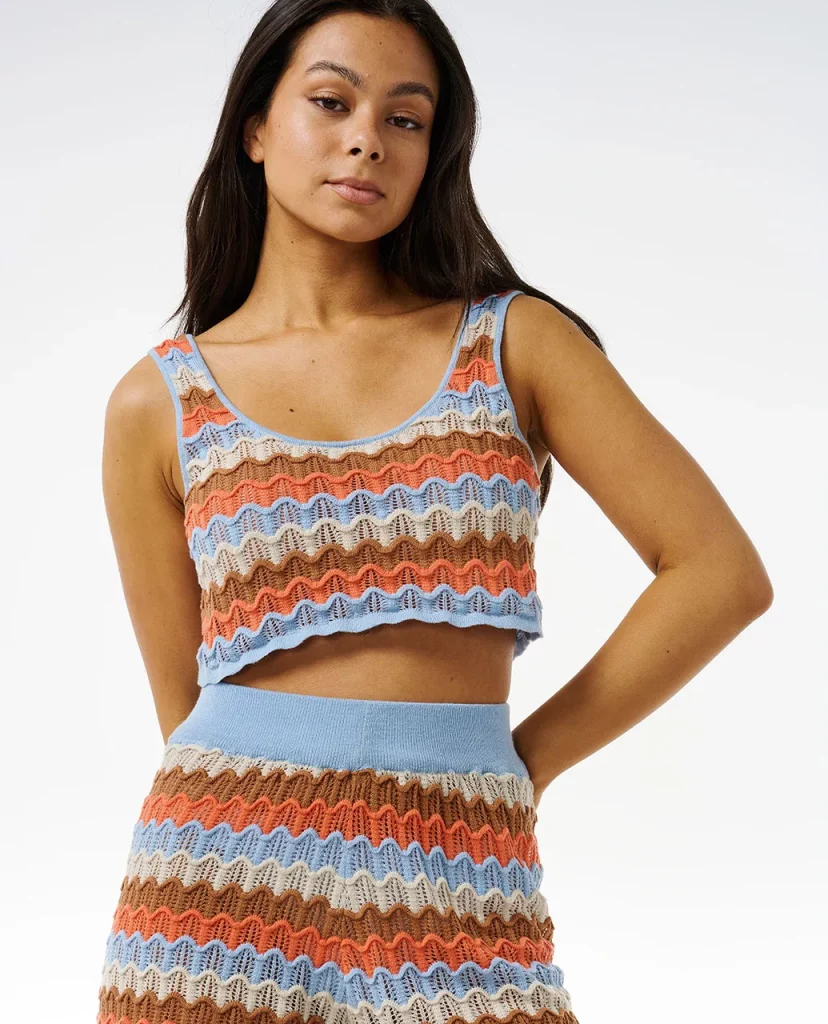 Santorini Sun Crochet Top