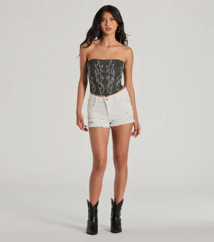 Lace-up corset top from Windsor