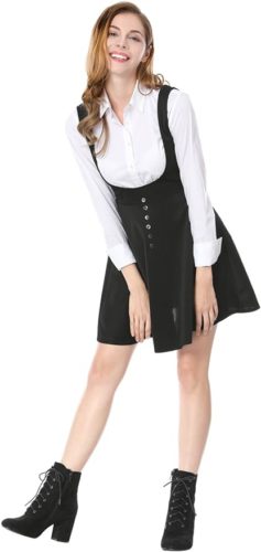 Pinafore button dress from Amazon