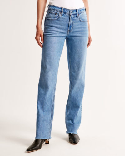 AF Mid Rise Straight Jeans