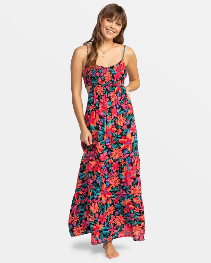 Hot Tropics Flowy Maxi Dress