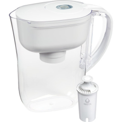 Basic white Brita Metro water pitcher for college dorms