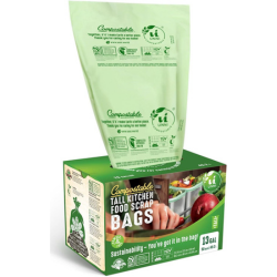 Green compost bags from Amazon