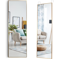 Gold full-length over the door mirror from Amazon