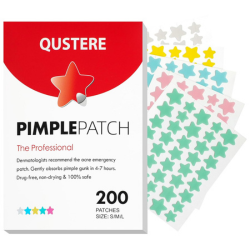 Set of 200 star-shape pimple patches from Amazon