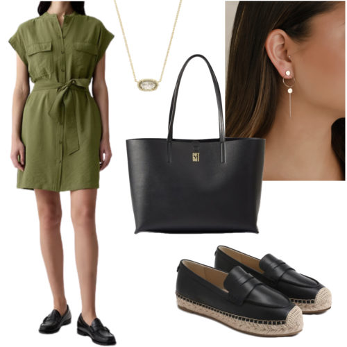 Summer Work Outfit Utility Dress