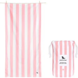 Dock & Bay beach towel in malibu pink