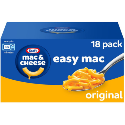 Kraft easy mac 18 pack for college dorms
