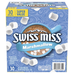 Swiss Miss marshmallow hot chocolate pack of 30