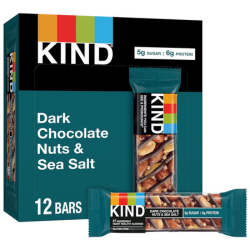 Kind bars -dark chocolate nuts and sea salt 12 pack