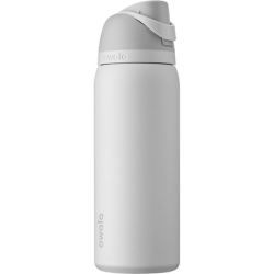 Owala FreeSip reusable water bottle in white