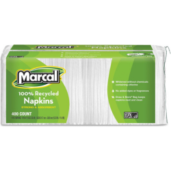 400 pack of Marcal recycled napkins