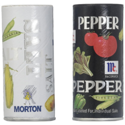 Set of basic salt and pepper shakers