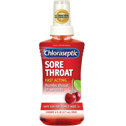 Chloraseptic cherry throat spray for sore throat