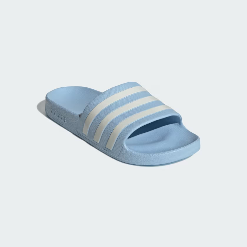 Adidas Blue Slide Sandals Rubber