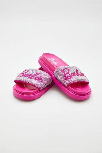 Rhinestone Barbie Slide Sandals