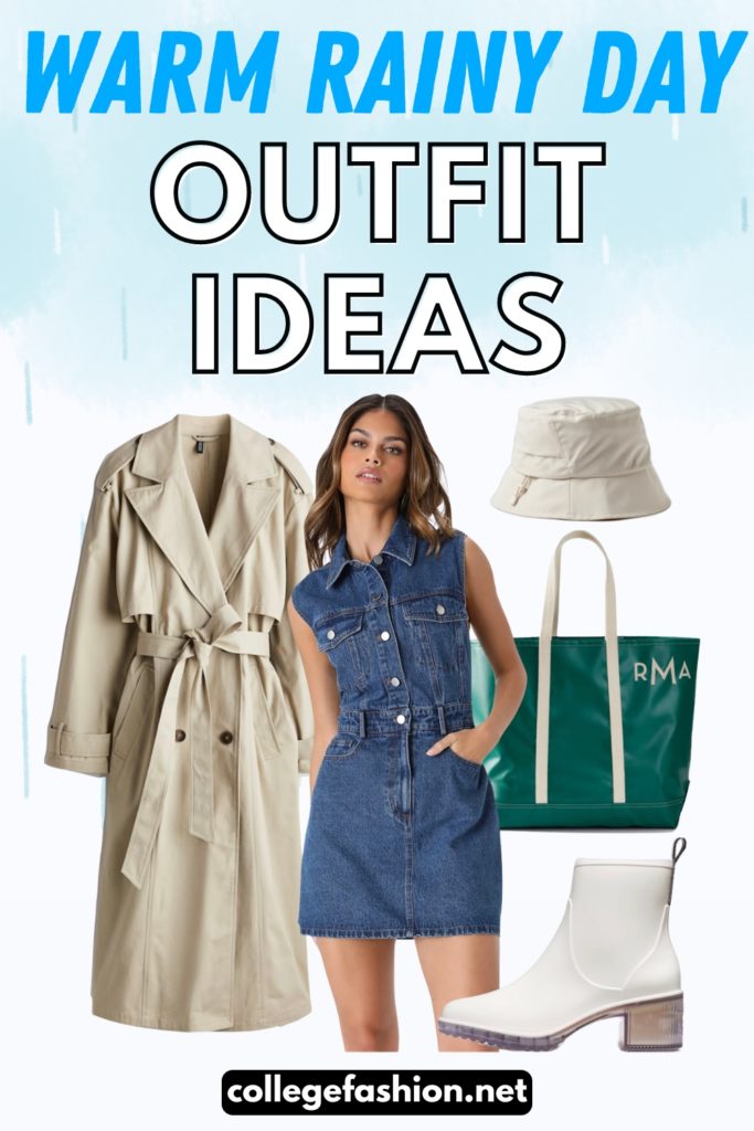 Warm Rainy Day Outfit Ideas