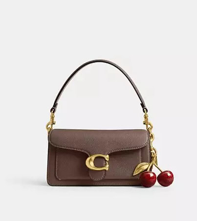 Coach cherry bag charm