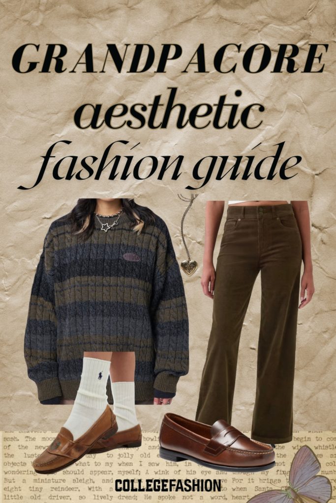 Grandpacore aesthetic fashion