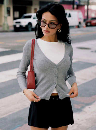 PP Gray Cardigan