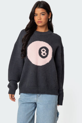 Edikted Magic 8 Ball Sweater