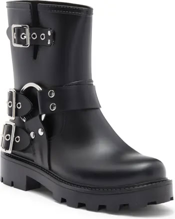 NR Moto Ankle Rain Boots