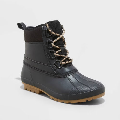 Target Duck Boots Black