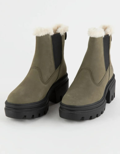 Tillys Olive Warm Lined Boots