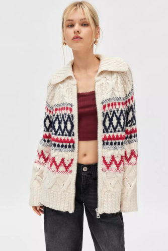 UO Fairisle Print Sweater