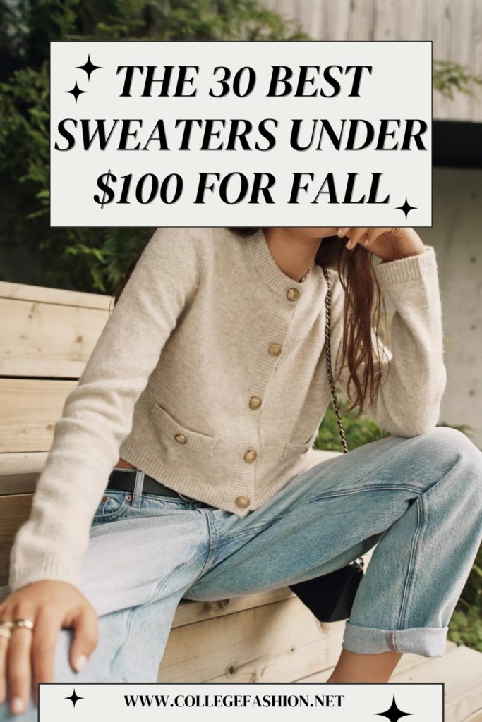 The 30 best sweaters under $100 for fall