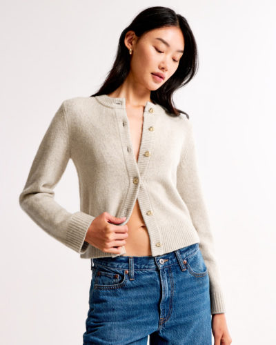 AF gold button cardigan