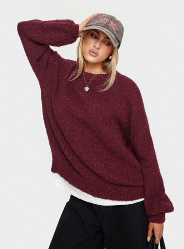 PP burgundy sweater