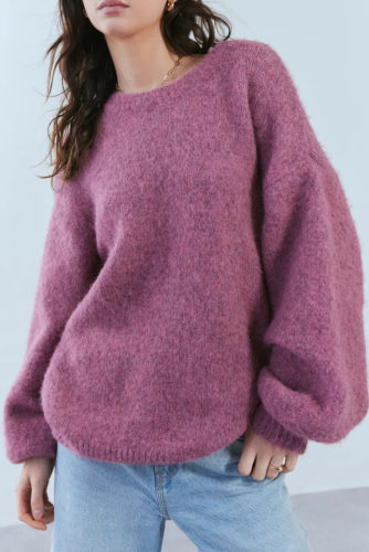 UO fuzzy knit sweater