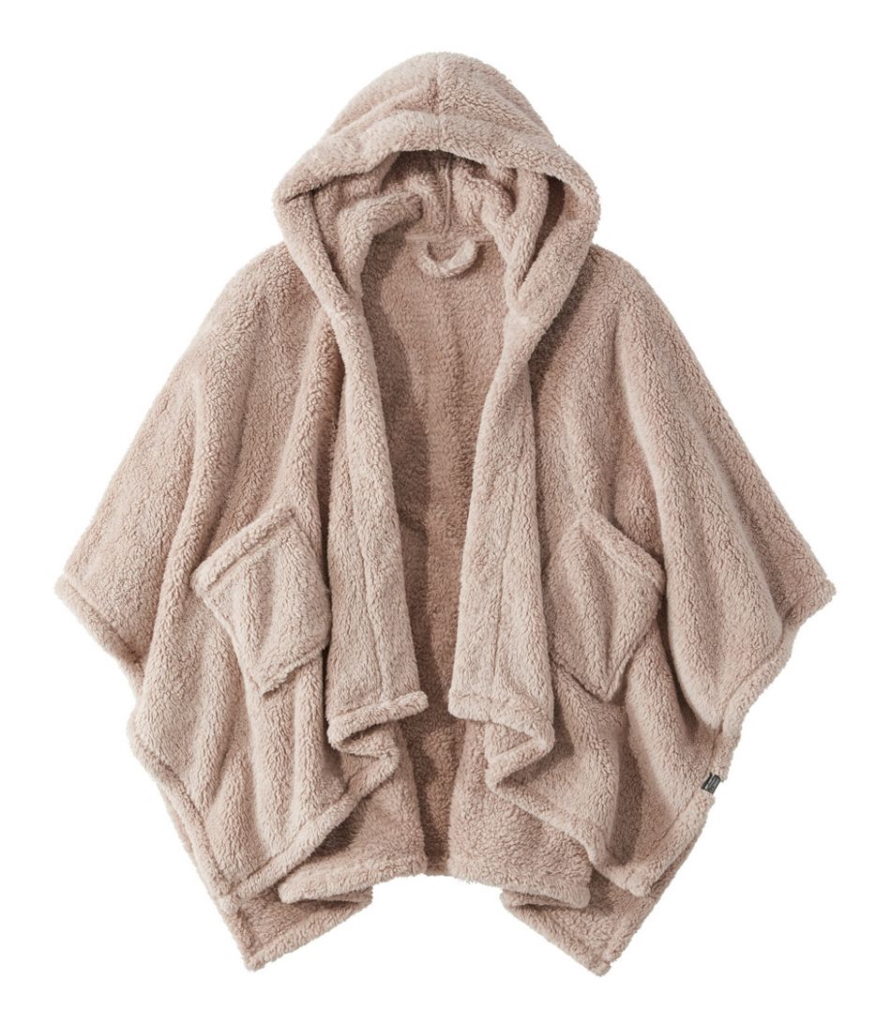 LL bean sherpa throw.