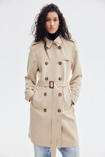 HM trench coat beige