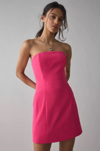 UO hot pink mini dress